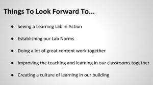 Establishing a Culture of Learning (9)
